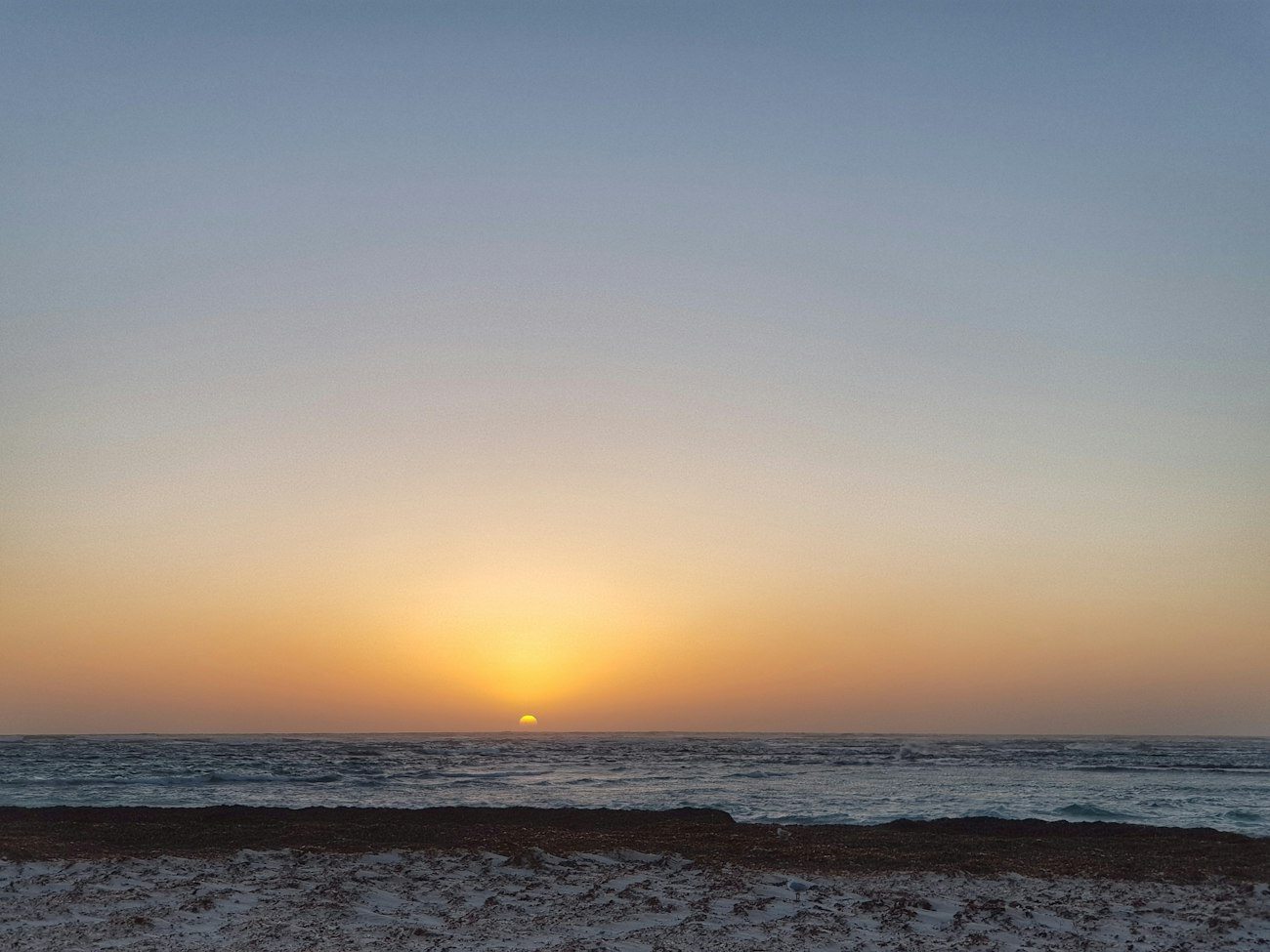 The Geraldton waterfront at sunset